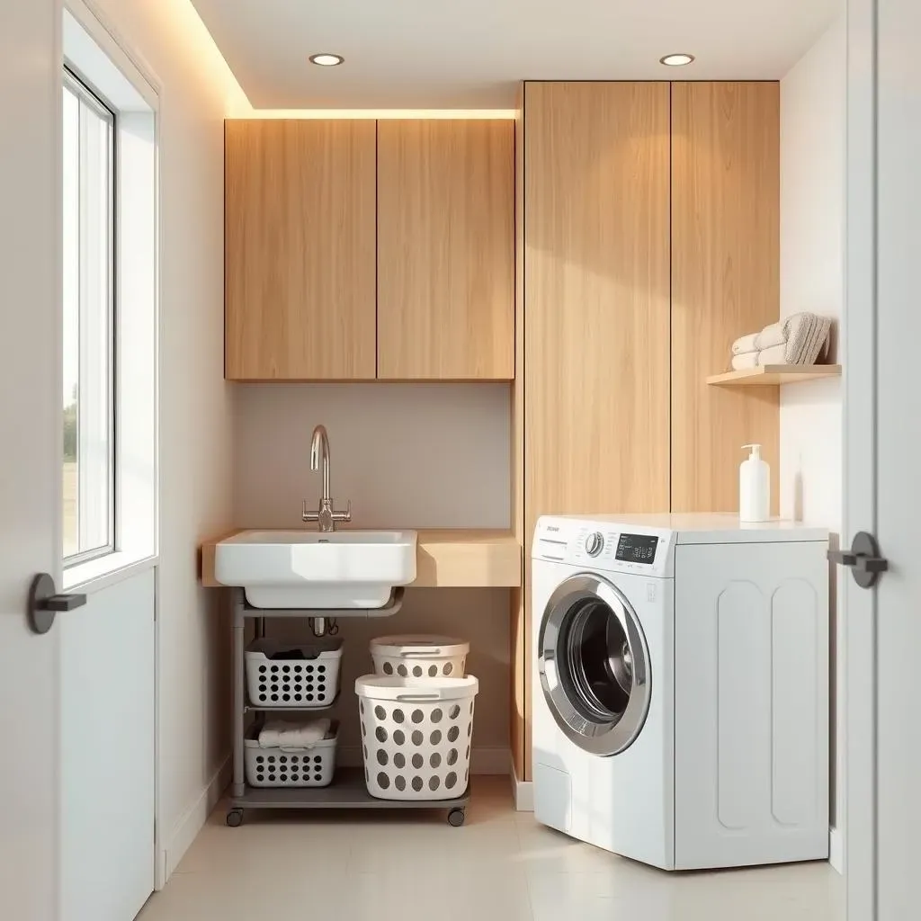 SpaceSaving Laundry Room with Sink Ideas for Small Homes