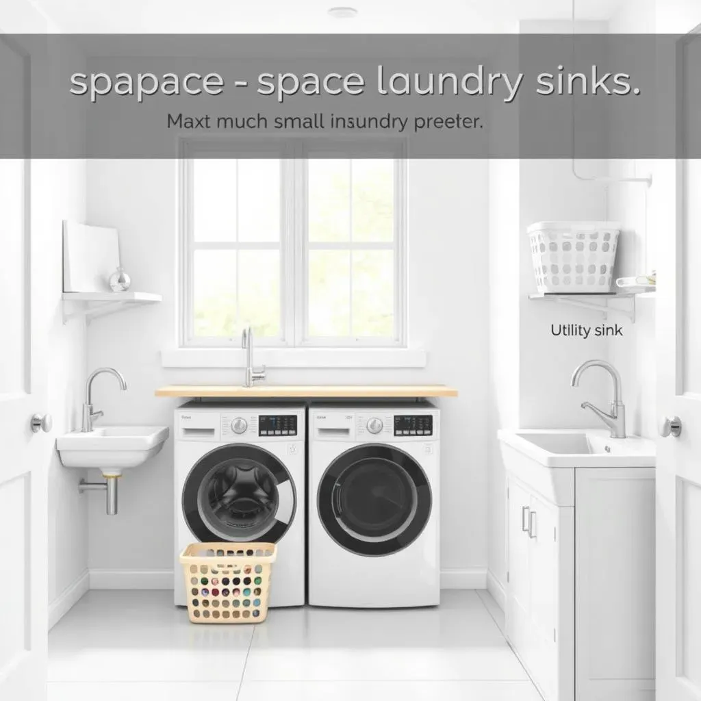 SpaceSaving Small Laundry Room Sink Ideas