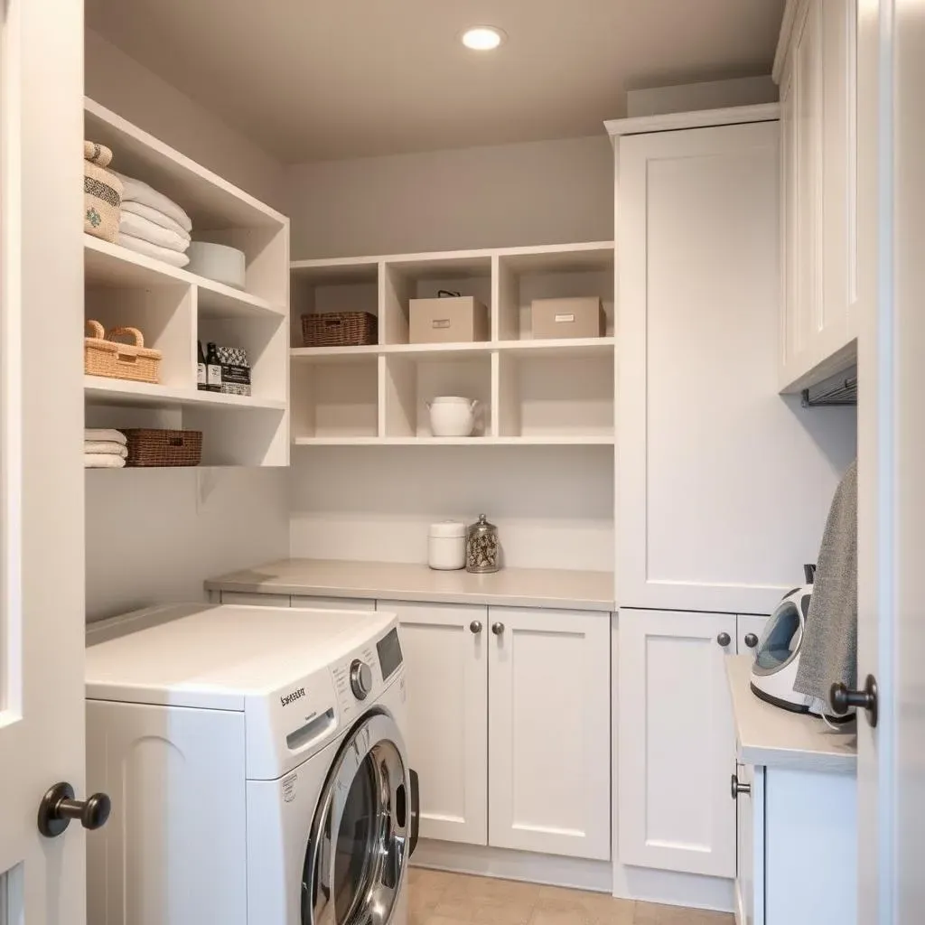 SpaceSaving Strategies for Small Modern Laundry Room Designs