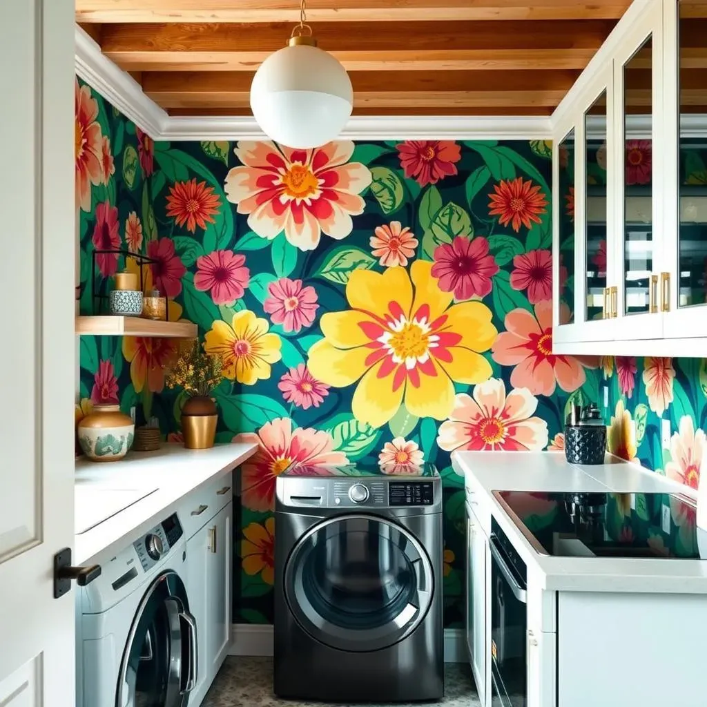 Specific Laundry Room Wallpaper Ideas: Styles and Patterns to Consider