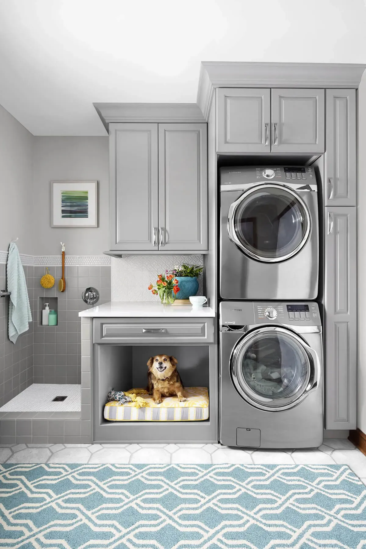 Stack It Up: Maximizing Vertical Space in Small Laundry Utility Room Ideas