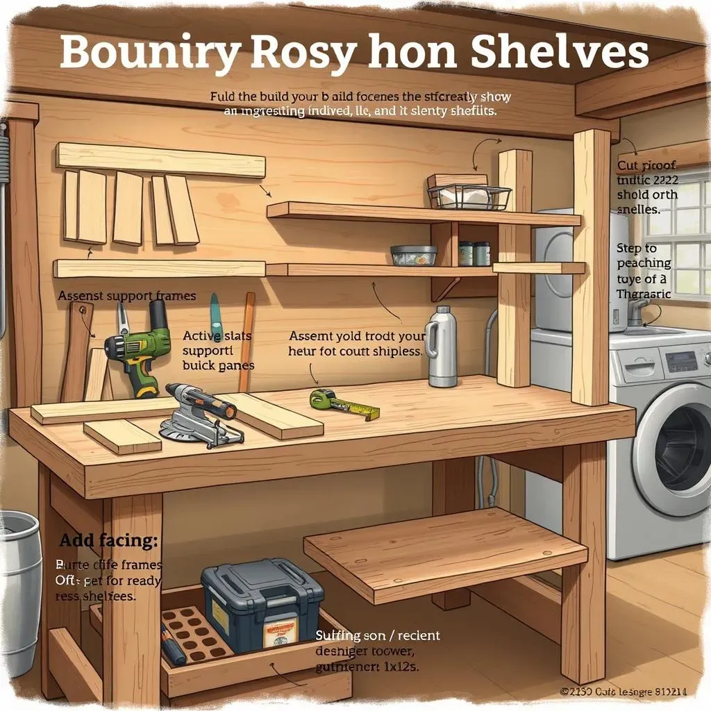 StepbyStep Guide to Crafting Rustic Laundry Room Shelves