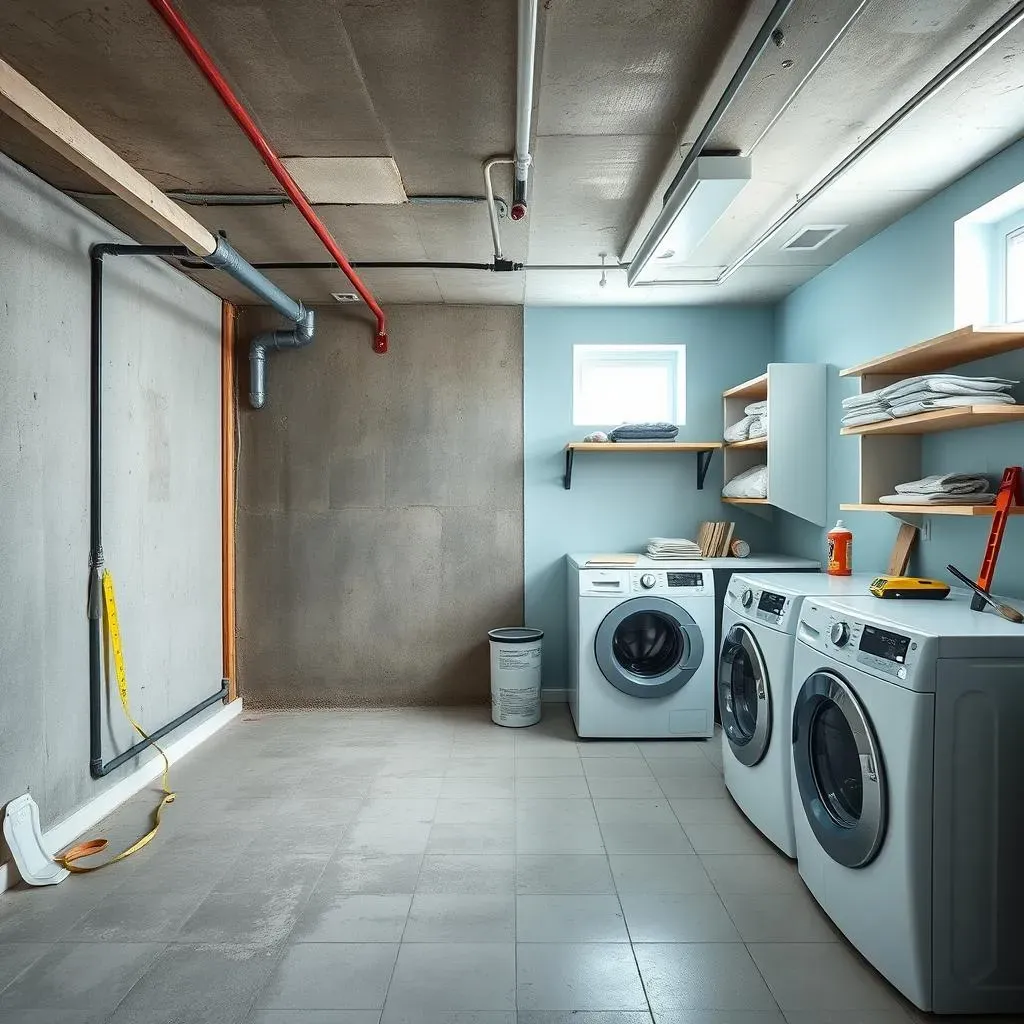 StepbyStep Guide to Creating Your Dream Unfinished Basement Laundry Room