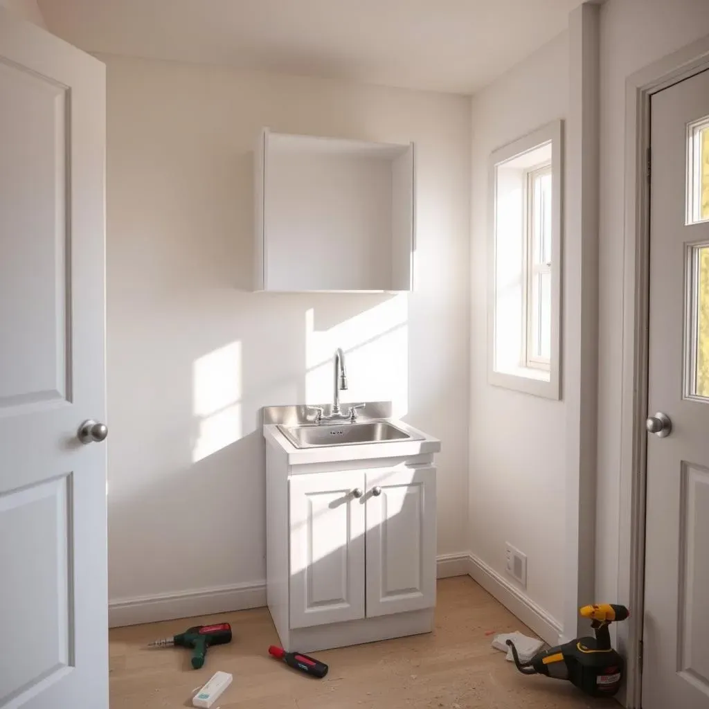 StepbyStep Guide to Installing Your Laundry Room Sink and Cabinet