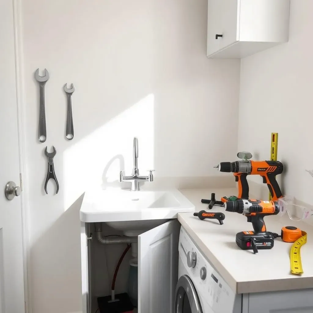 StepbyStep Guide to Installing Your Small Laundry Room Sink with Cabinet