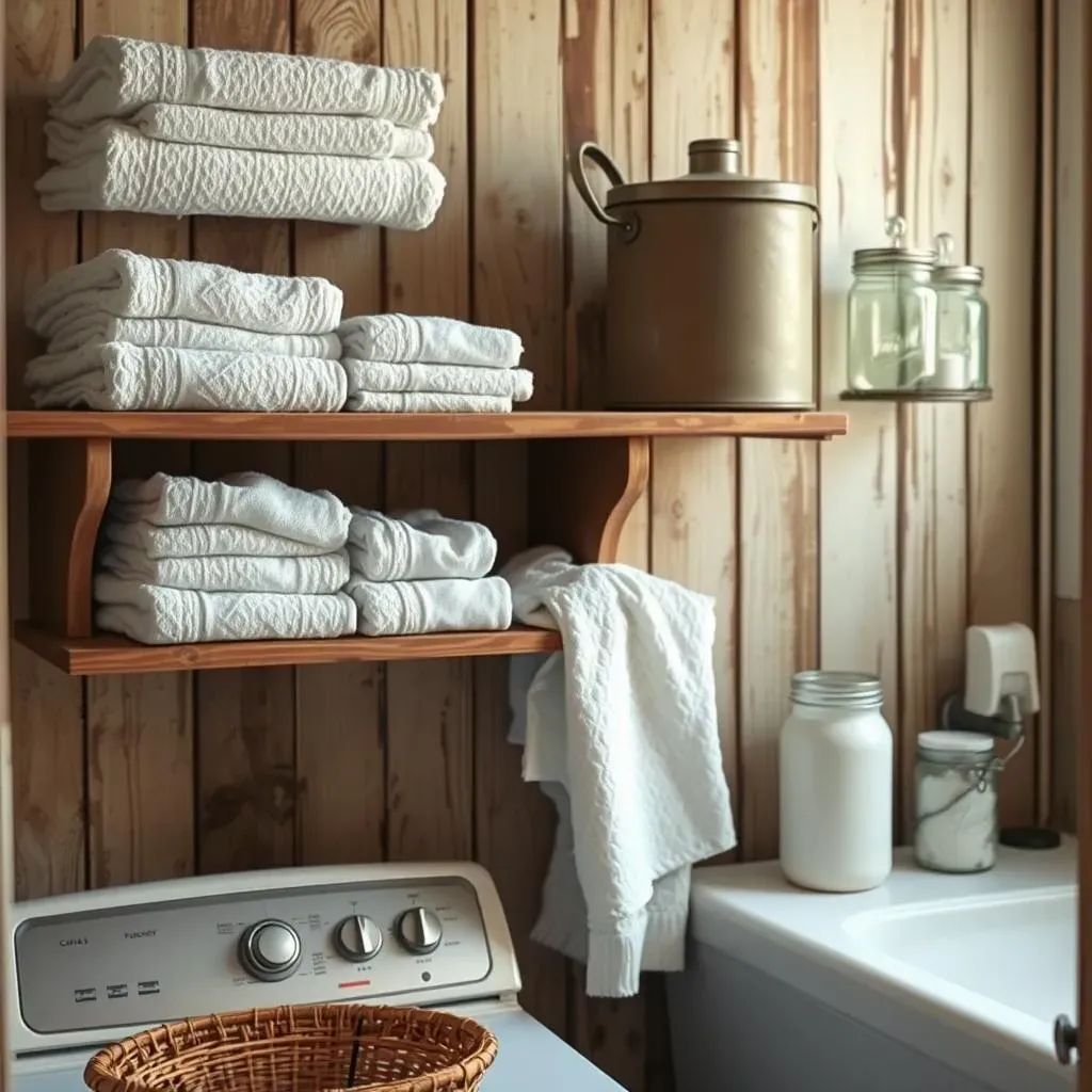 Storage and Organization in Your Rustic Laundry Room