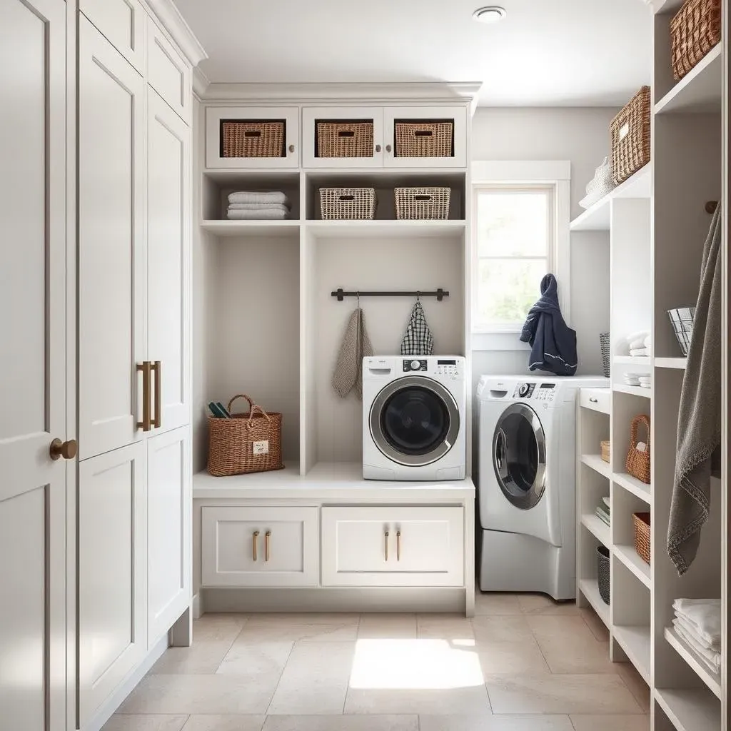 Storage Hacks for Small Laundry Mudrooms