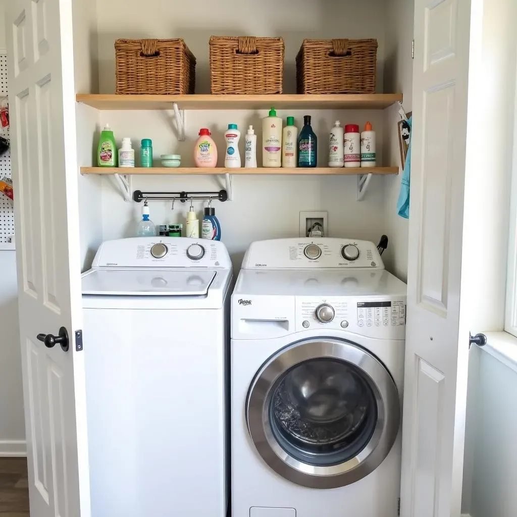 Storage Solutions for Laundry Room Decorating Ideas on a Budget