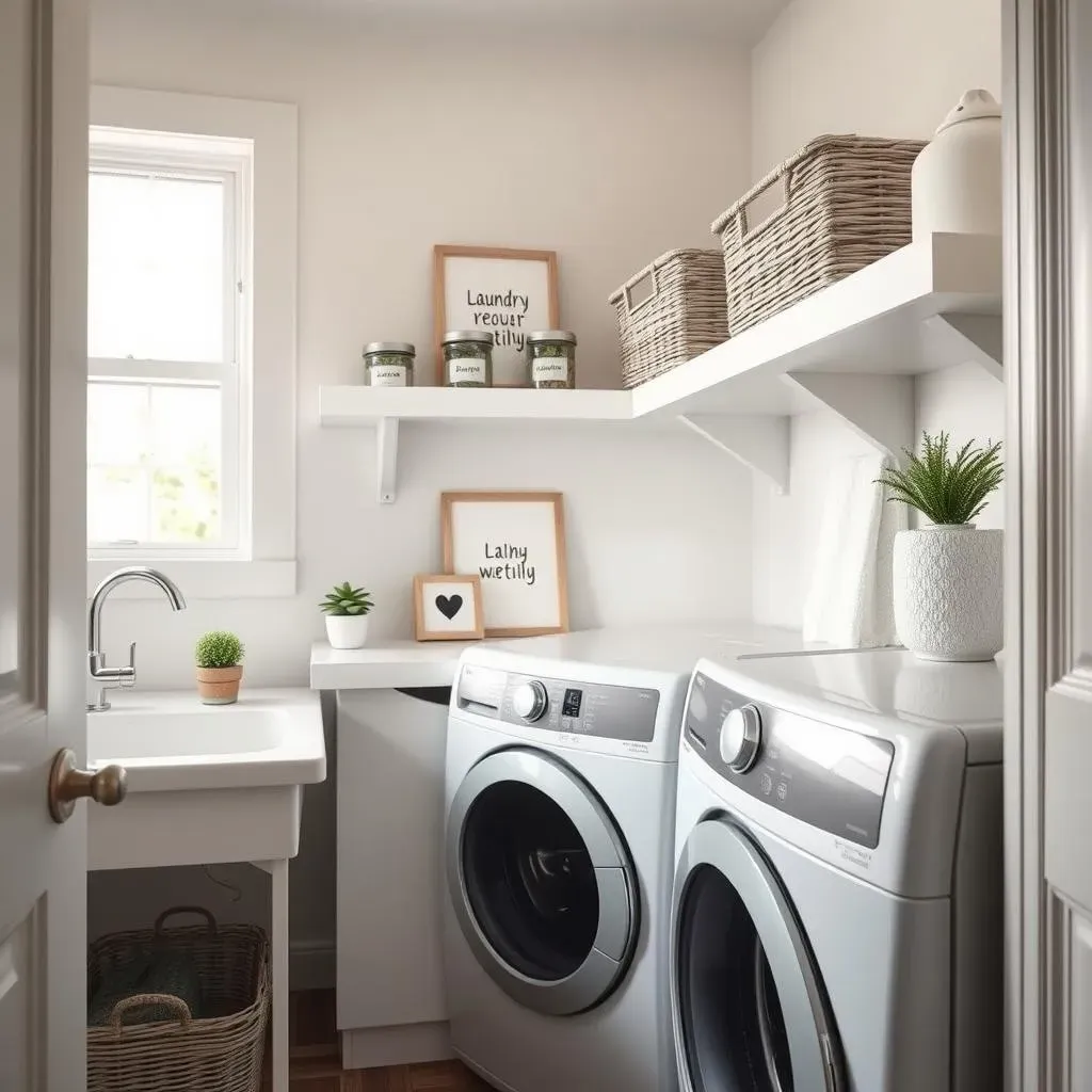 Styling and Organizing Your Small Laundry Room Shelves