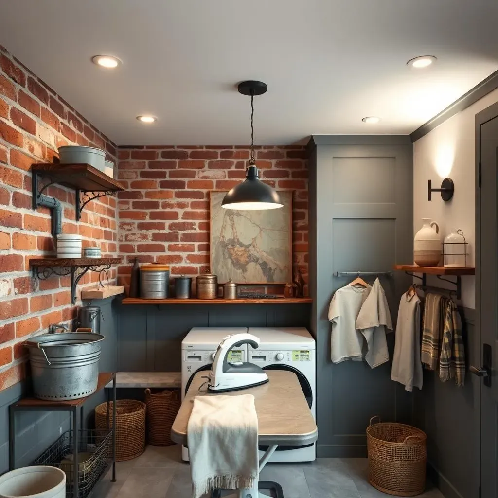 Styling Your Industrial Laundry Room Wall Treatments for a Cohesive Look