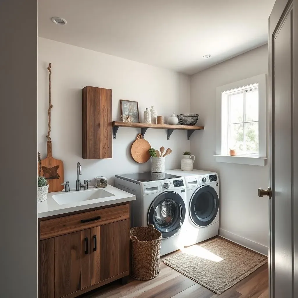 Styling Your Laundry Room with Wooden Accents: Design Ideas and Inspiration