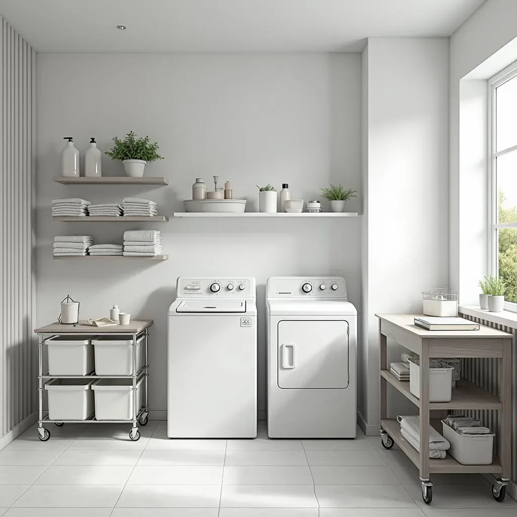 Stylish and Affordable Small Laundry Room Storage Ideas