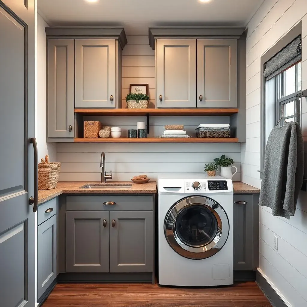 Stylish and Functional Cabinets: Designing Small Laundry Rooms Around Top Loading Washers