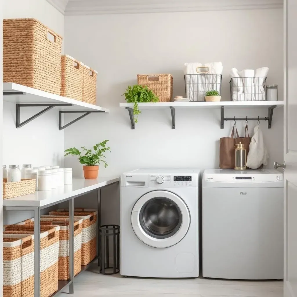 Stylish and Functional Modern Laundry Room Storage Solutions