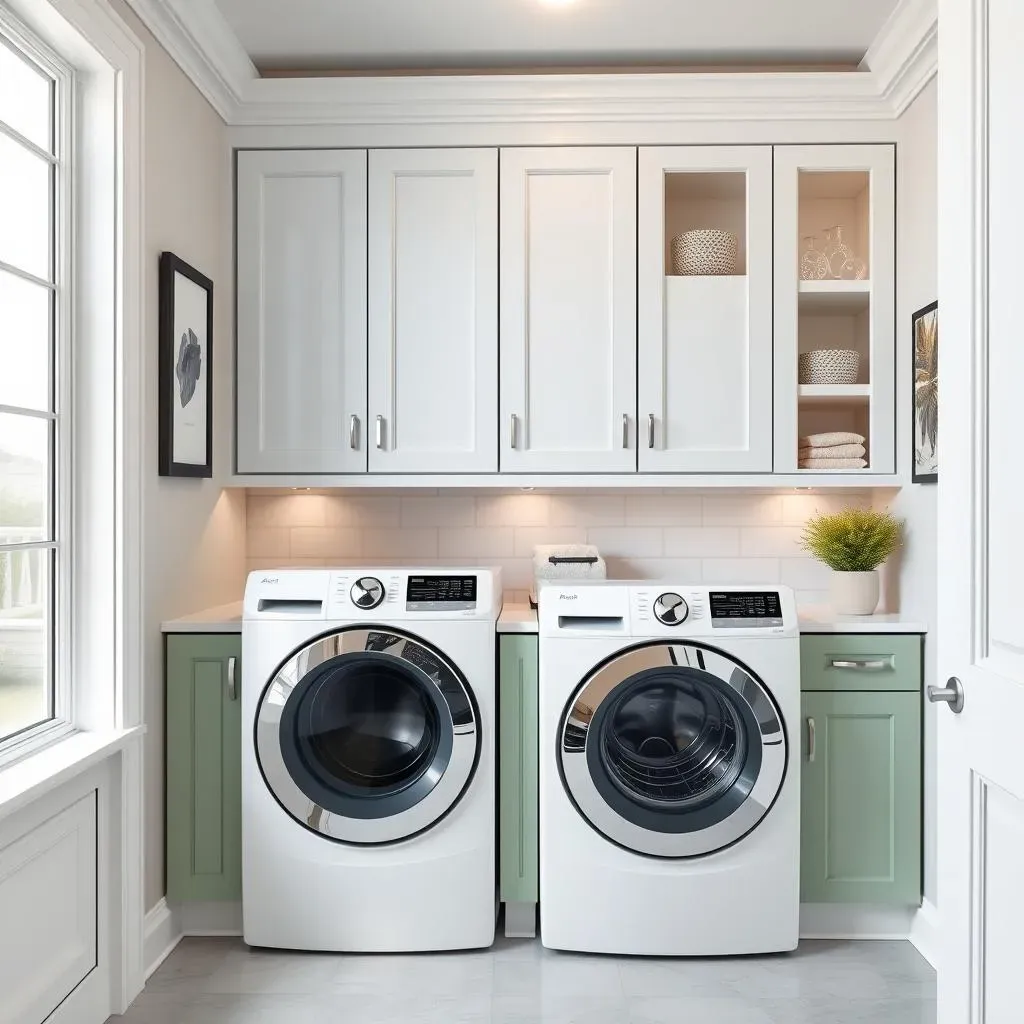 Stylish Built In Laundry Room Cabinets: Design and Decor