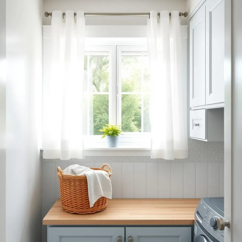 Stylish Design Ideas for Small Laundry Rooms Featuring Windows