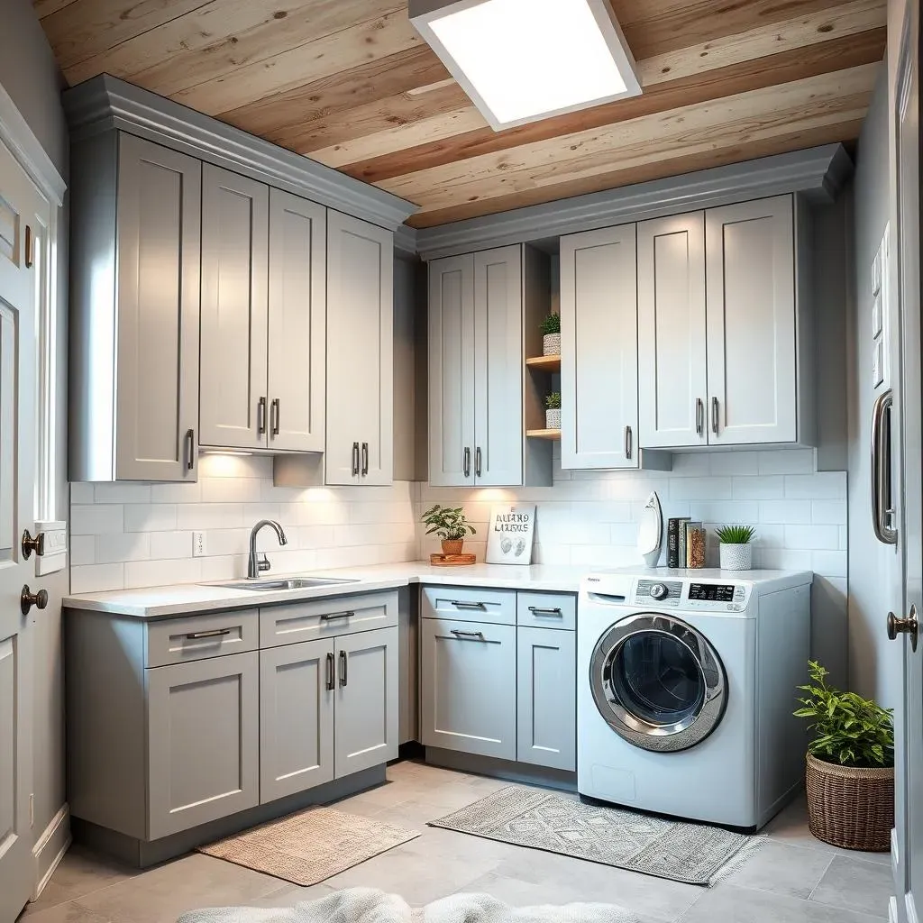 Stylish & Functional Laundry Room Cabinets for Stacked Units: Design Tips