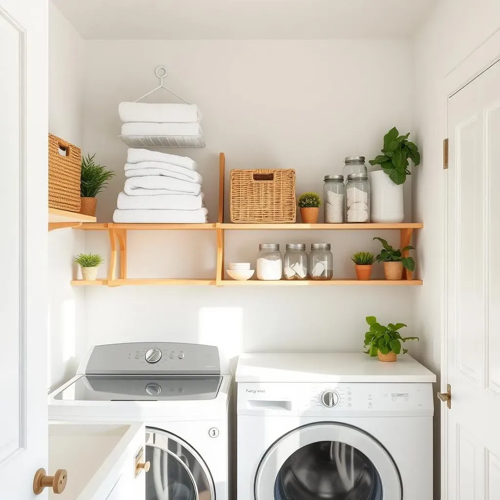 Stylish Shelving and Storage for Modern Laundry Room Decor