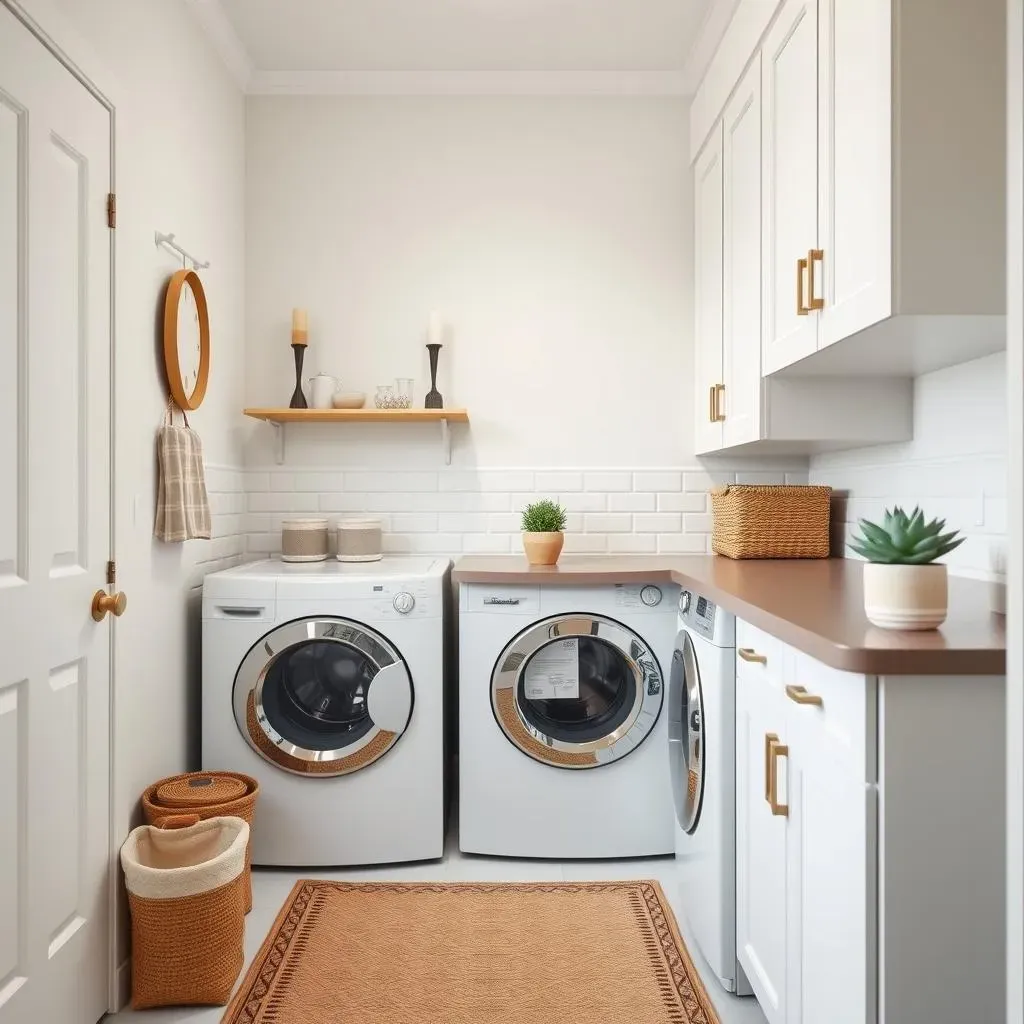 Stylish Small Laundry Room Space Ideas