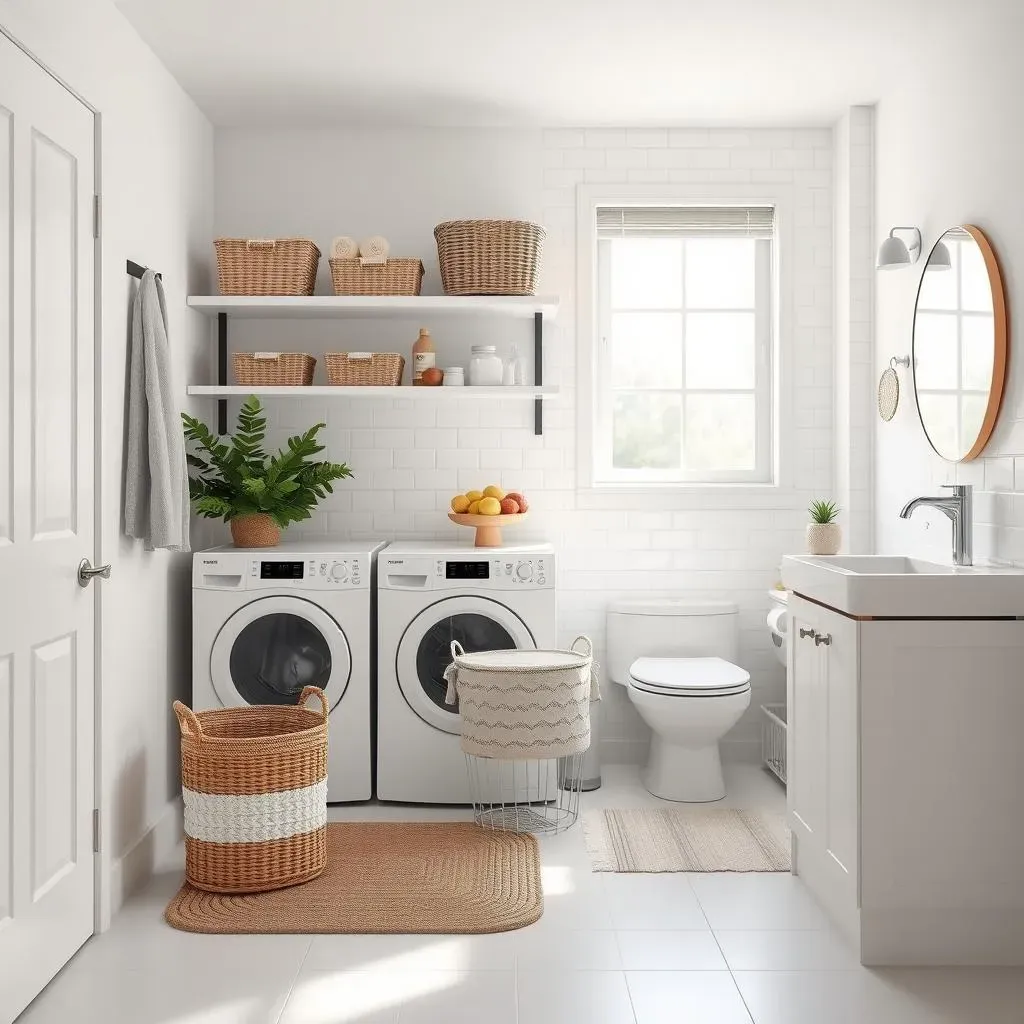 Stylish Solutions for Small Laundry and Bathroom Ideas