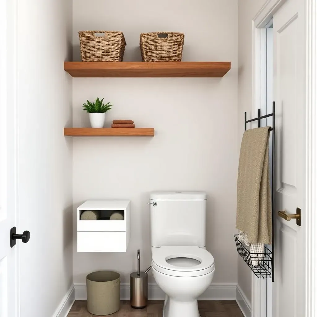 Stylish Storage Solutions for Small Utility Room Ideas with Toilet