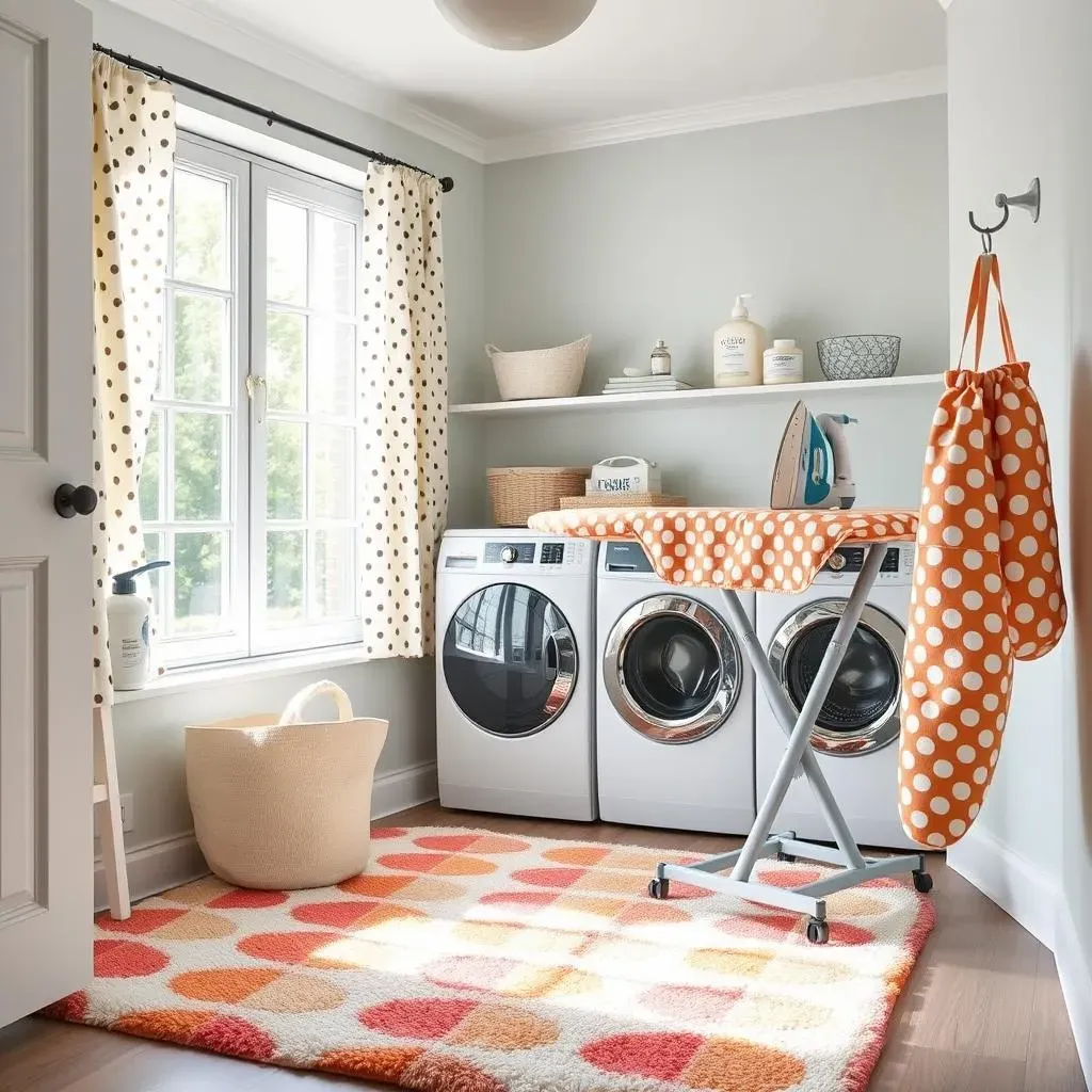 Textile Thrills: Layering Fabrics for a Cozy and Fun Laundry Room Feel