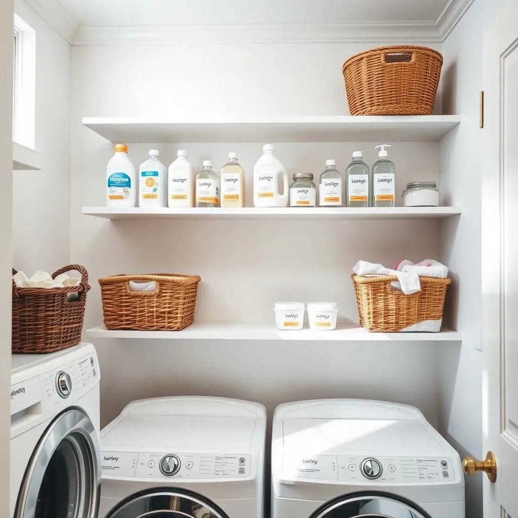 Tired of Laundry Clutter? Smart Laundry Room Detergent Storage Ideas to the Rescue