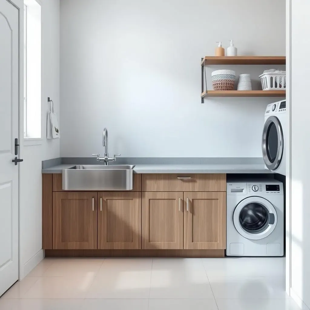 Tired of Tiny Laundry Sinks? Why a Deep Laundry Room Sink with Cabinet is Your Solution