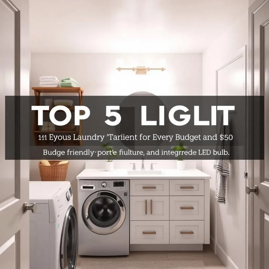 Top 5 Laundry Room Vanity Lights for Every Budget and Style