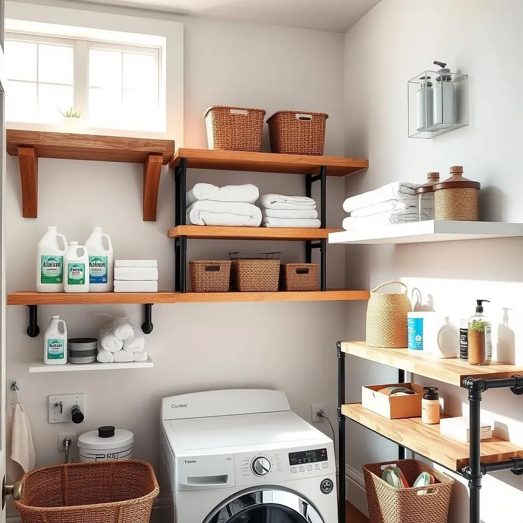 Top Materials and Styles for Laundry Room Shelving