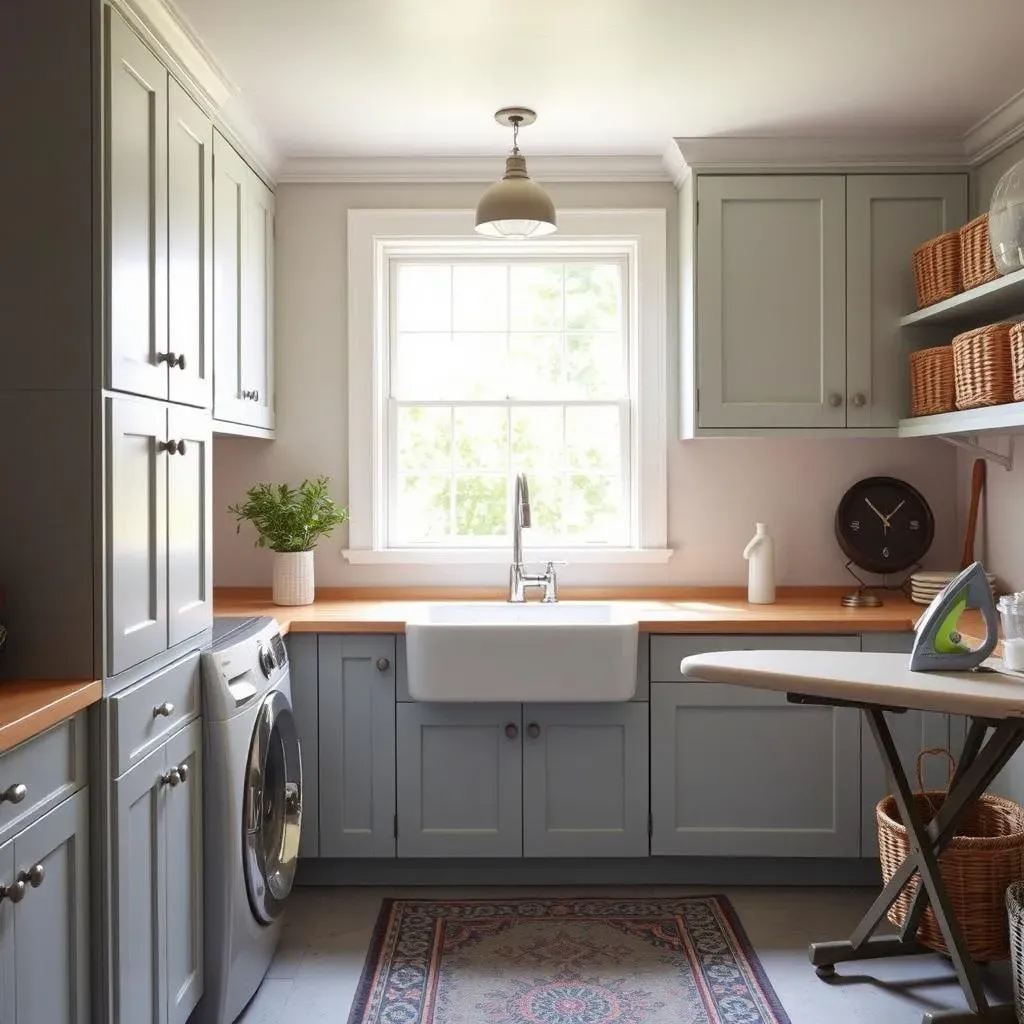 traditional laundry room ideas: Amazing Storage & Style
