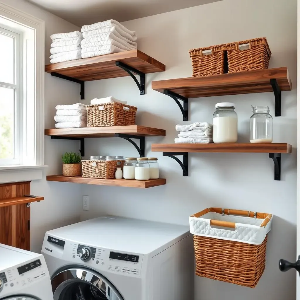 Transform Your Laundry Room with Custom DIY Shelving Ideas