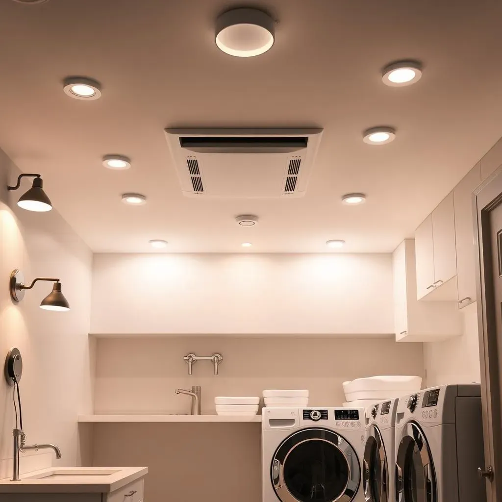 Types of Laundry Room Lighting Solutions