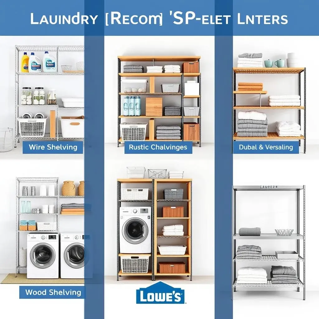 Types of Laundry Room Shelving Available at Lowe's