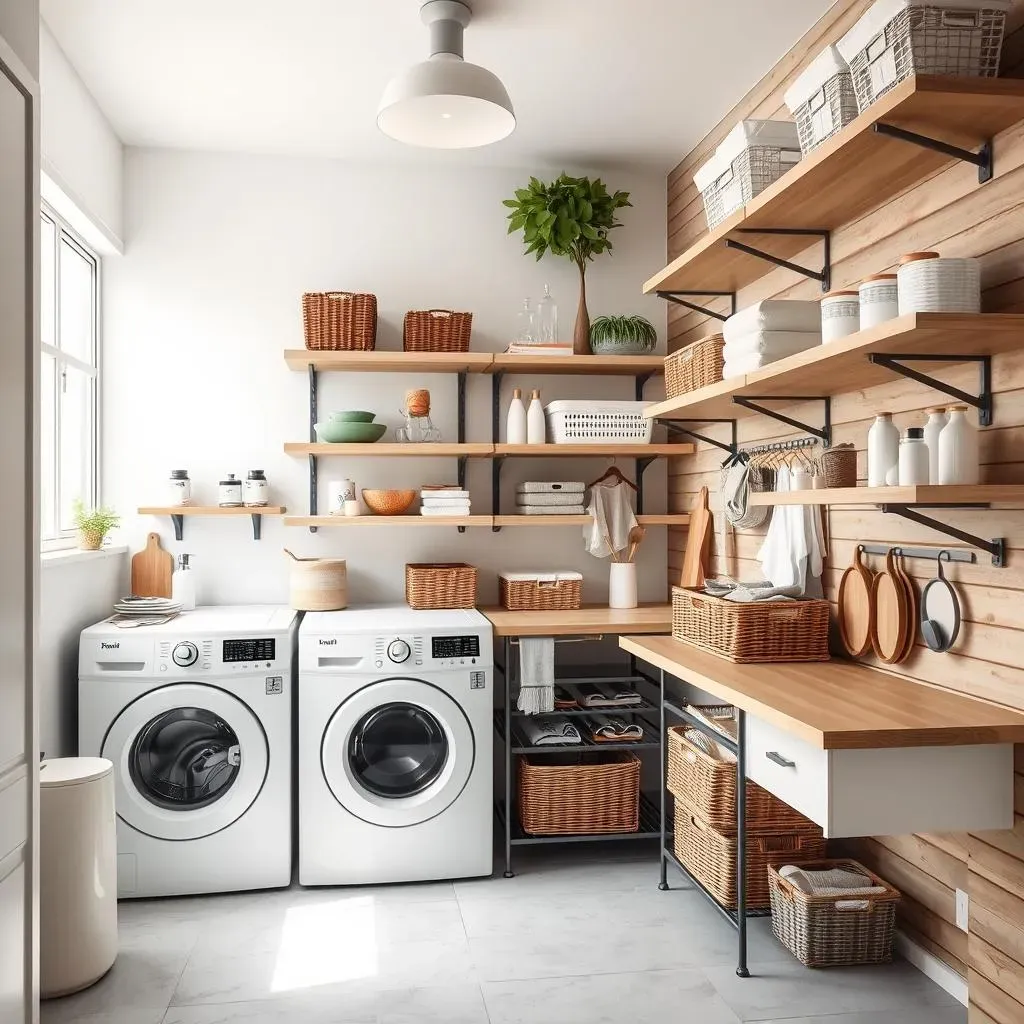 Types of Laundry Room Wall Shelving Ideas