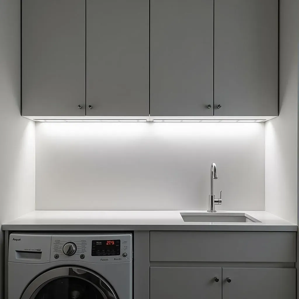 Types of Under Cabinet Lighting for Laundry Rooms