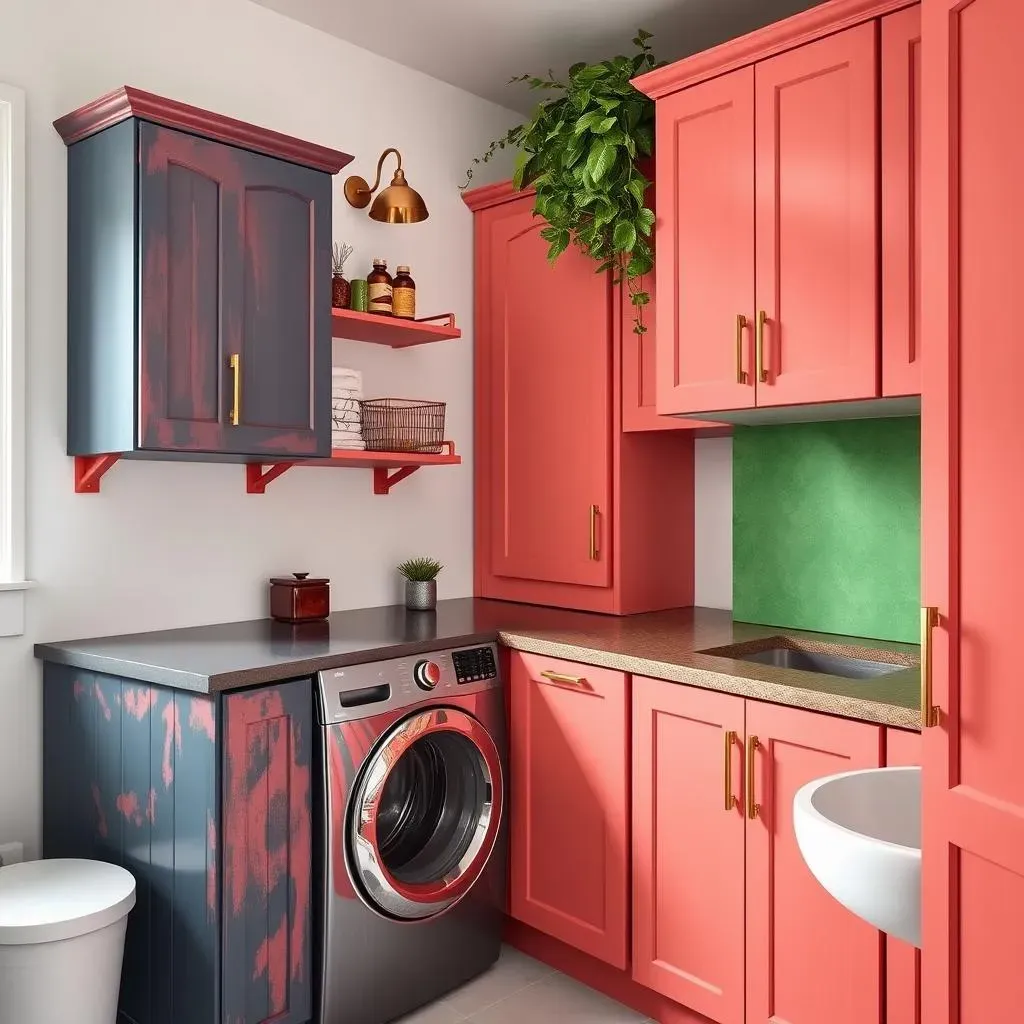 Unexpected Best Laundry Room Cabinet Colors That Pop