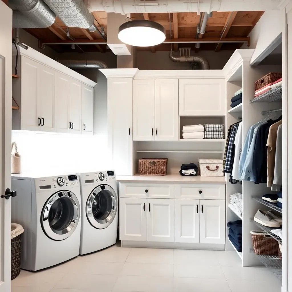 Unfinished Basement Laundry Room Blues? Let's Fix That!