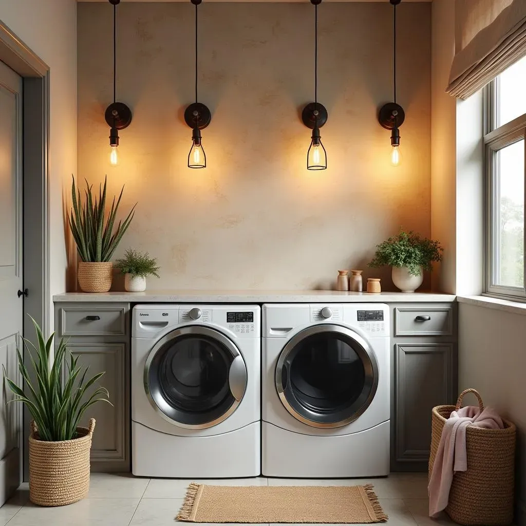 Amazing Unique Laundry Room Lighting Ideas