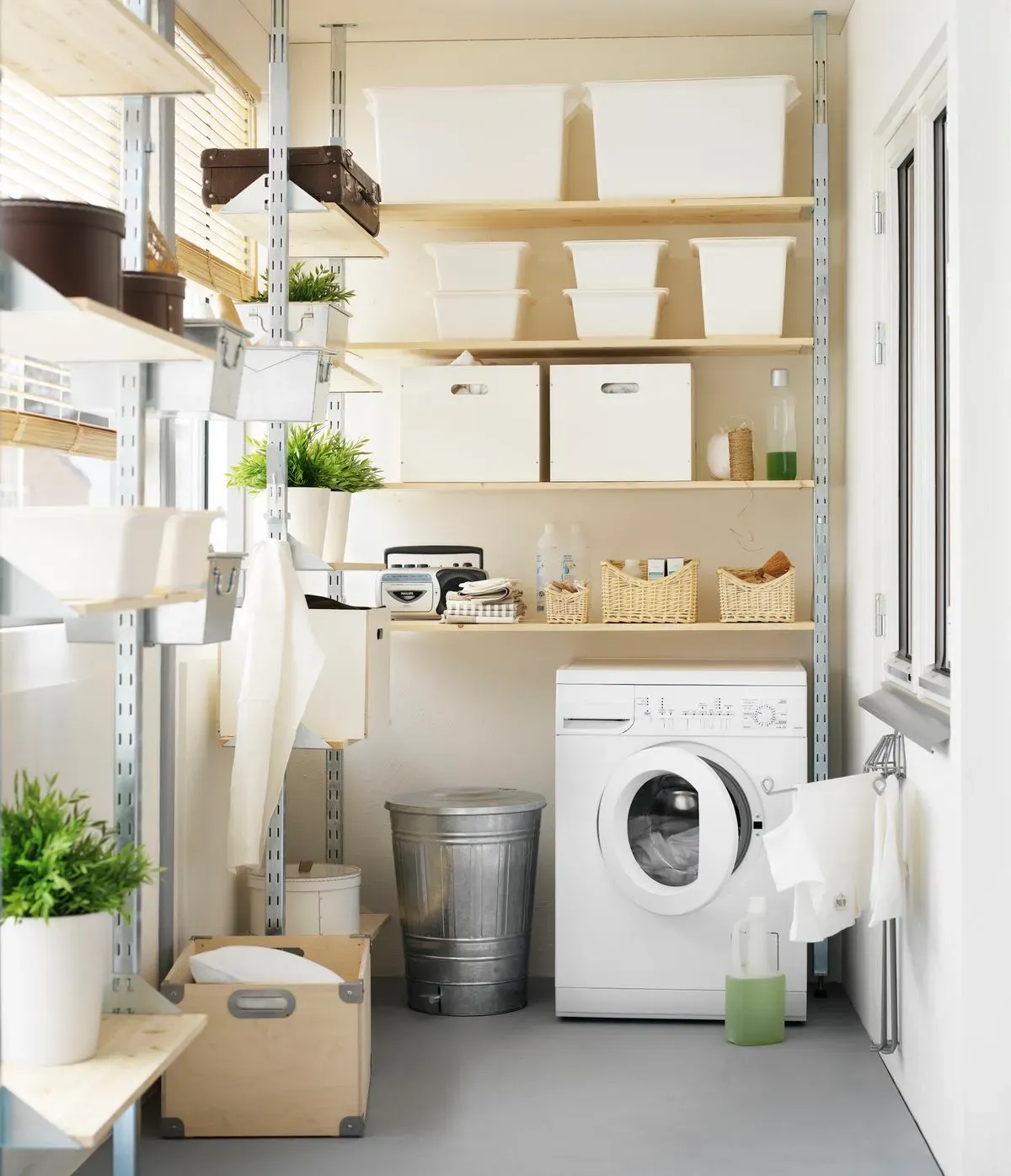 utility room laundry storage ideas: Simple Steps