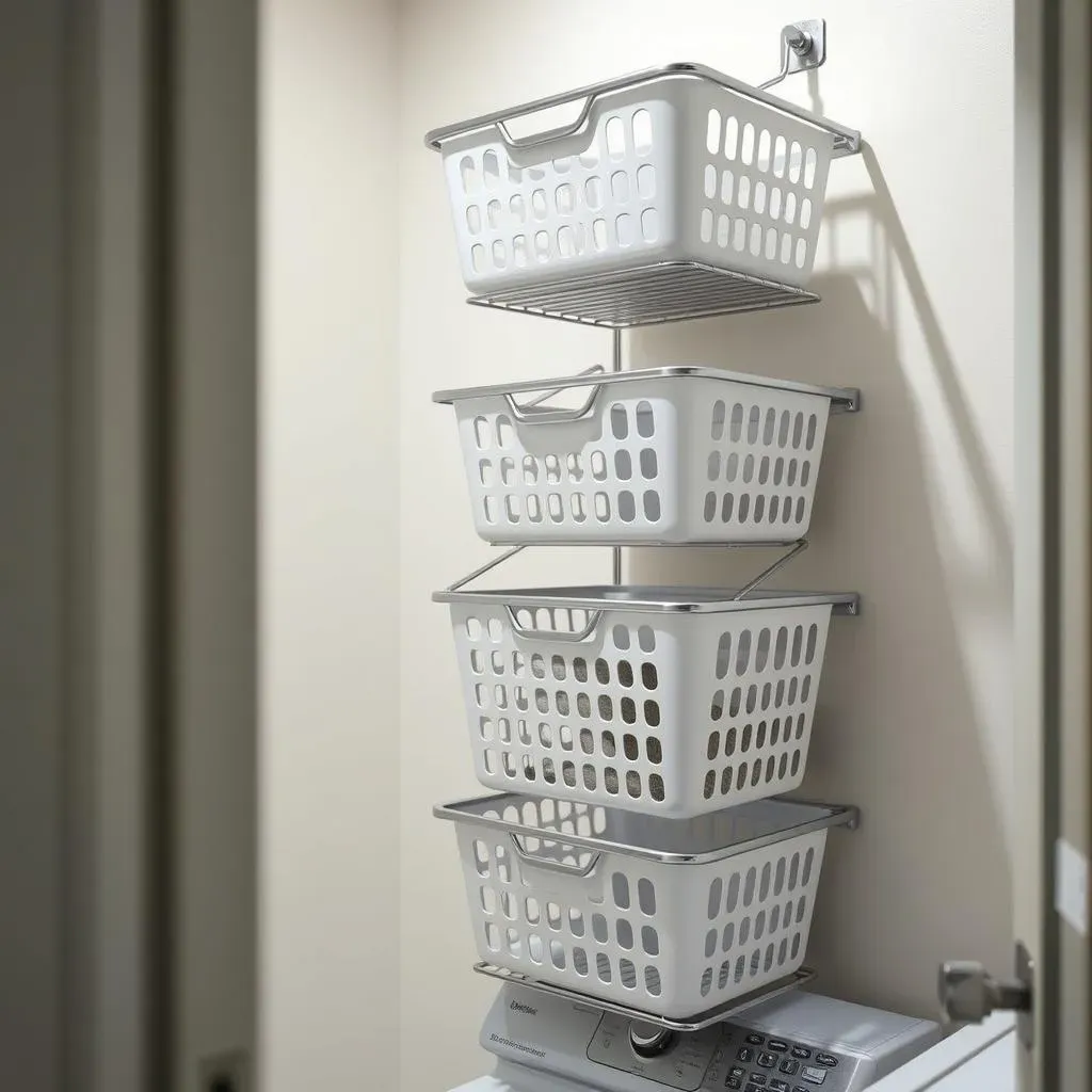 Vertical Laundry Basket Solutions for Tight Spaces