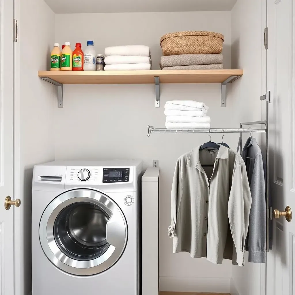 Vertical Solutions for Tiny Laundry Rooms