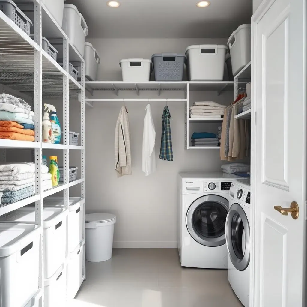 Vertical Space Optimization: Small Laundry Room Organization Tips