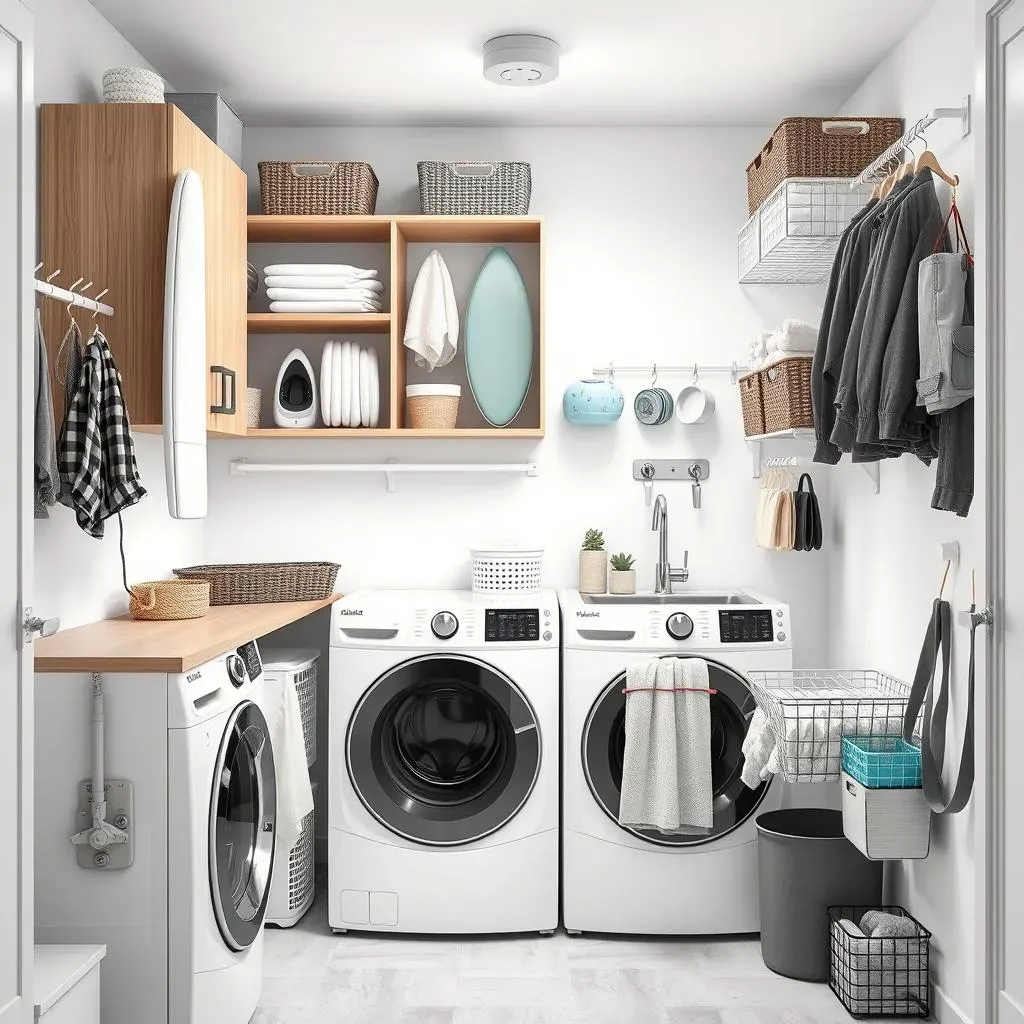 Vertical Space Optimization: Small Laundry Room Storage Ideas