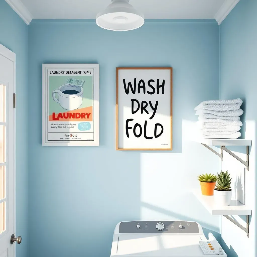 Unique wall decor ideas for laundry room you'll love