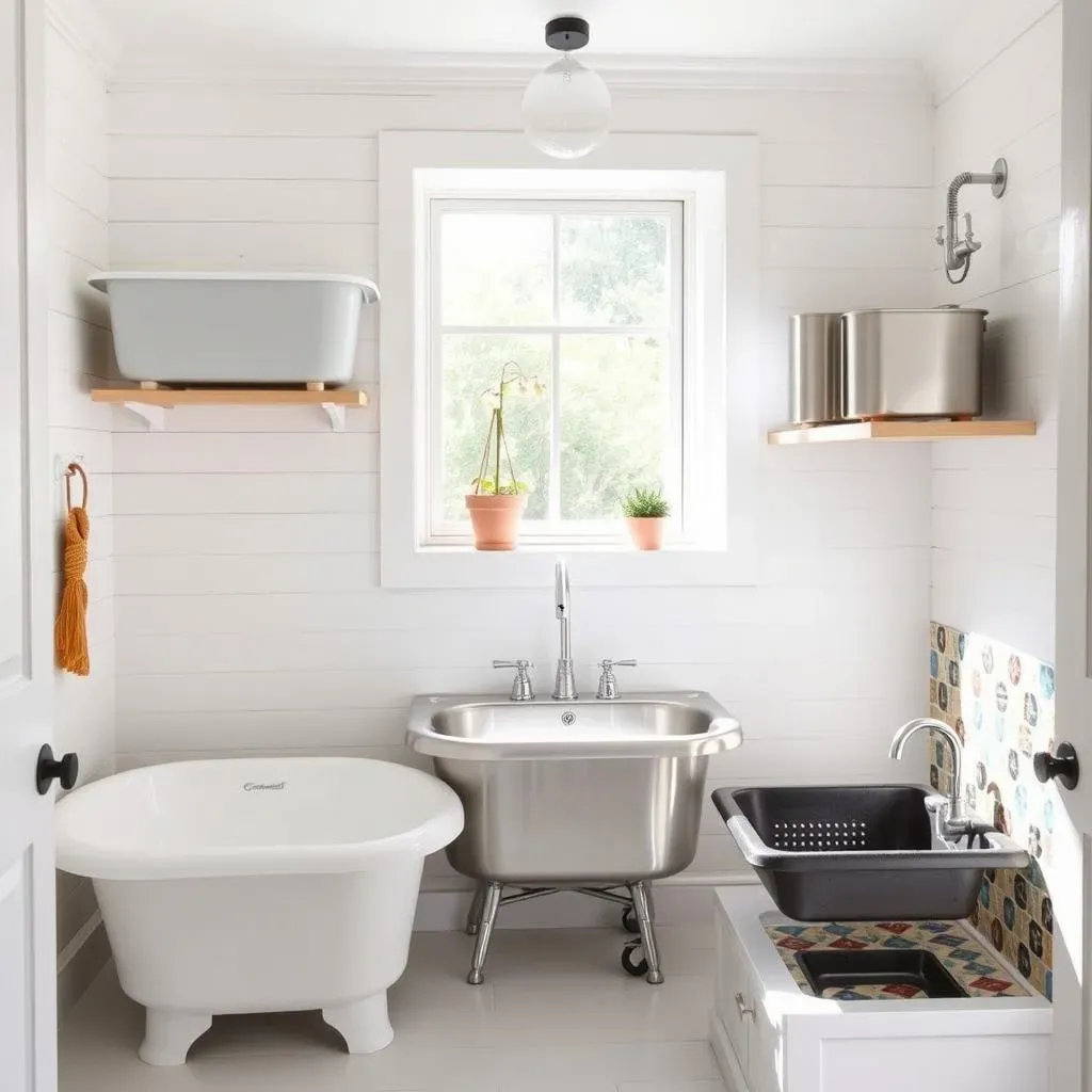 Dazzling Wash Tub Sink Ideas: Inspire Your Laundry Room