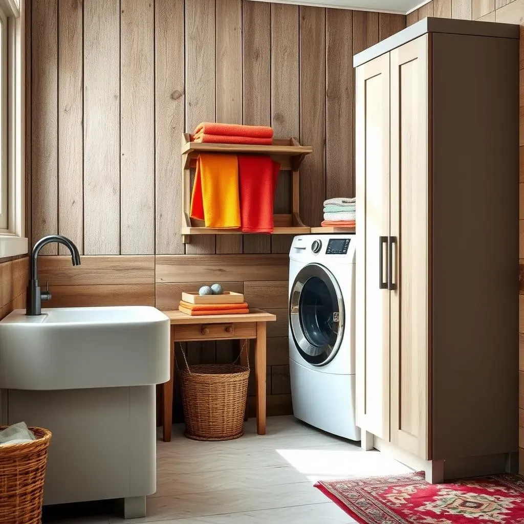 What Makes a Modern Rustic Laundry Room?