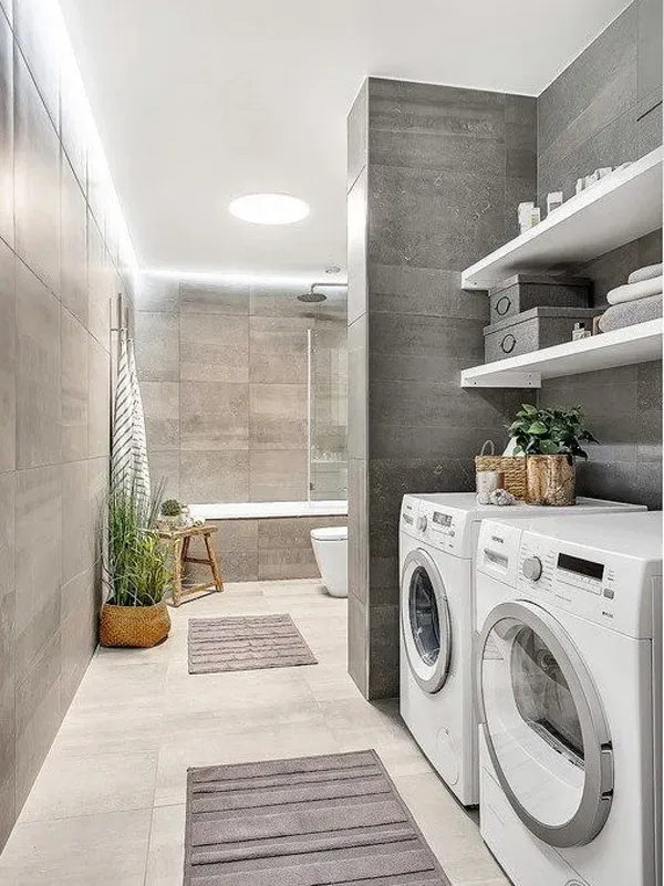 Why a Bathroom Laundry Room Combo Makes Sense