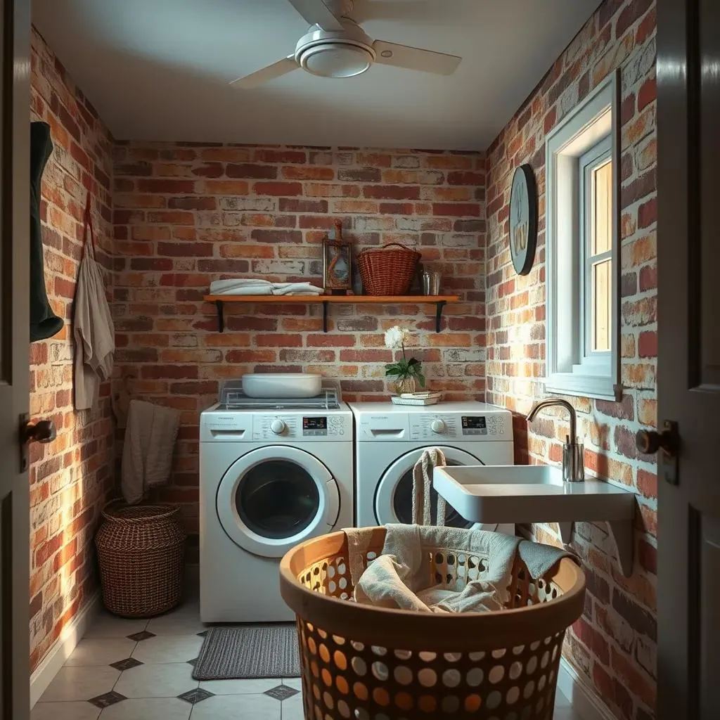 Why Choose Rustic Wallpaper for Your Laundry Room?