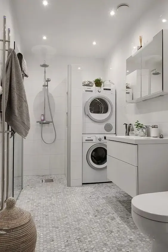 Why Combine a Basement Bathroom and Laundry Room?